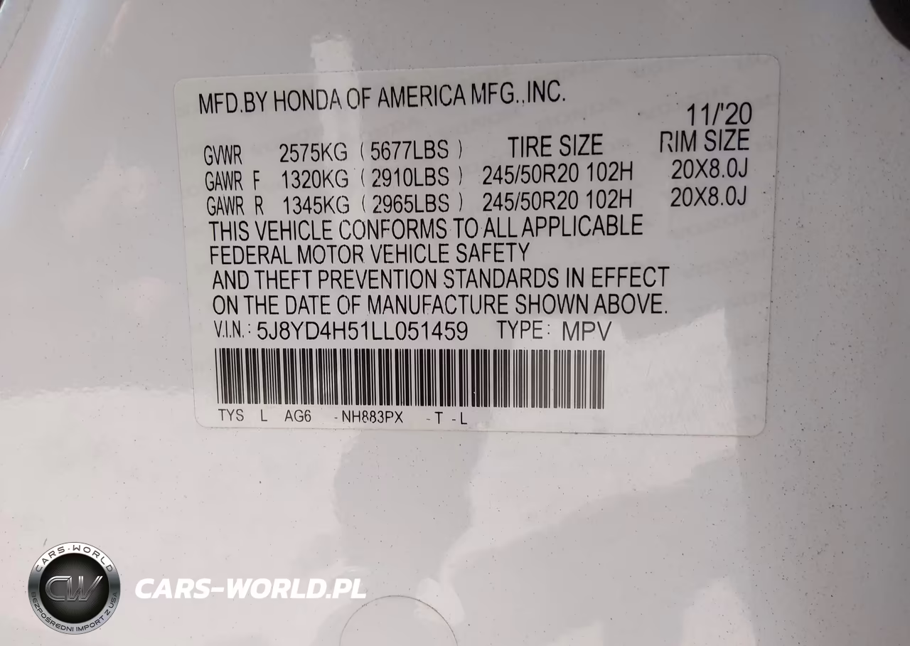 2020 Acura Mdx Technology Package VIN:5J8YD4H51LL051459 - 9