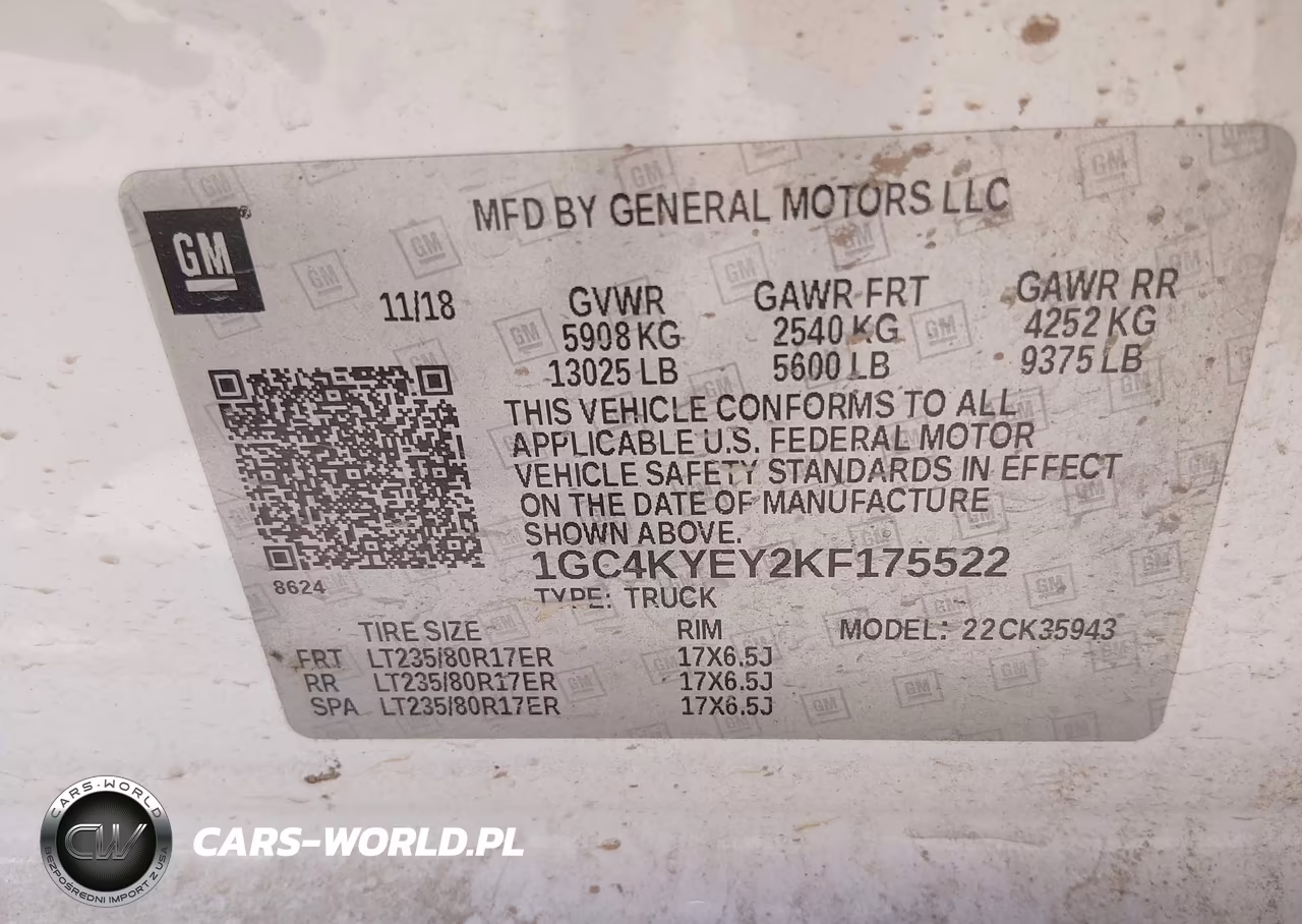 2019 Chevrolet Silverado 3500Hd High Country VIN:1GC4KYEY2KF175522 - 9