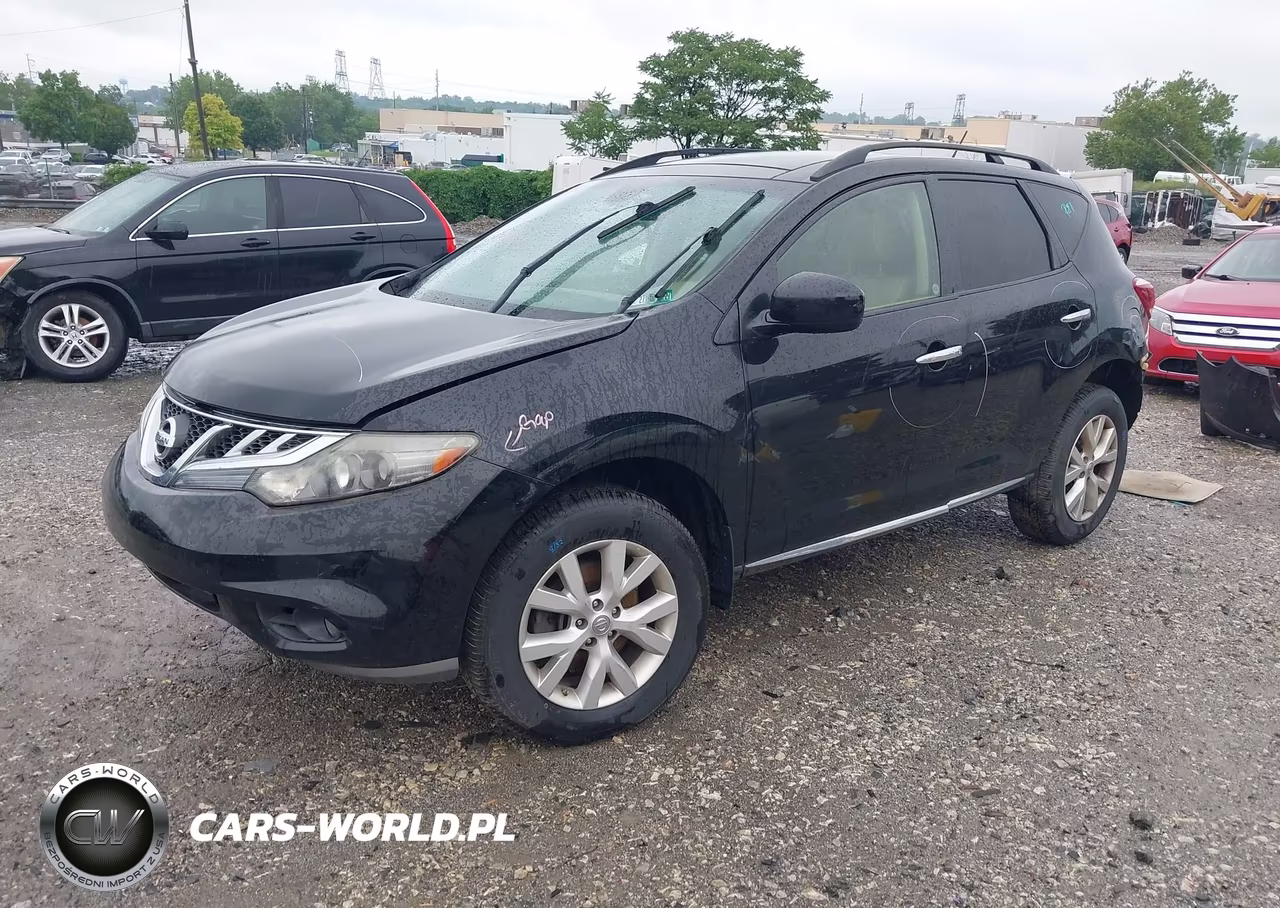 2013 Nissan Murano Sl VIN:JN8AZ1MW4DW319424 - 2
