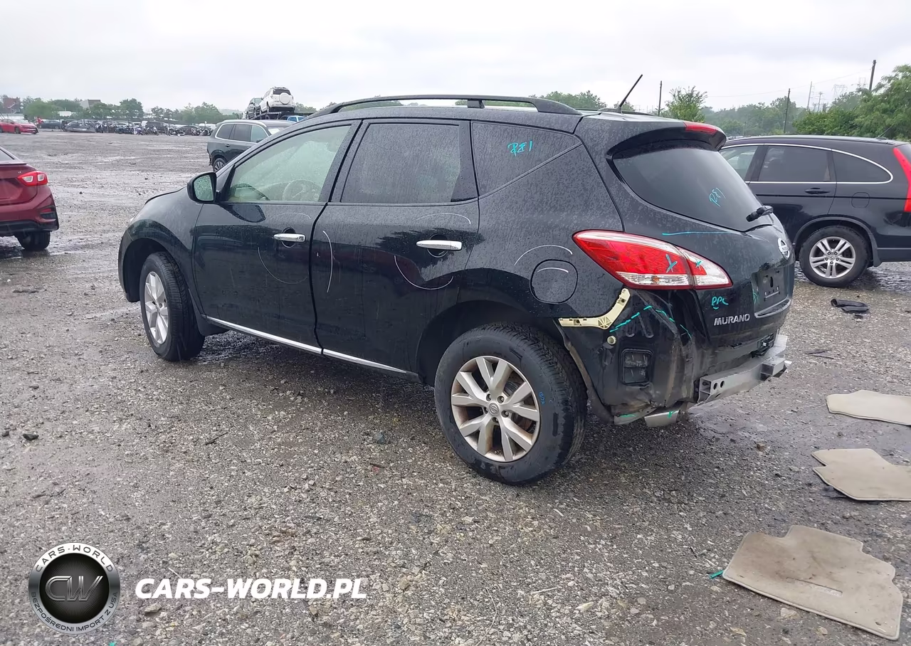 2013 Nissan Murano Sl VIN:JN8AZ1MW4DW319424 - 3