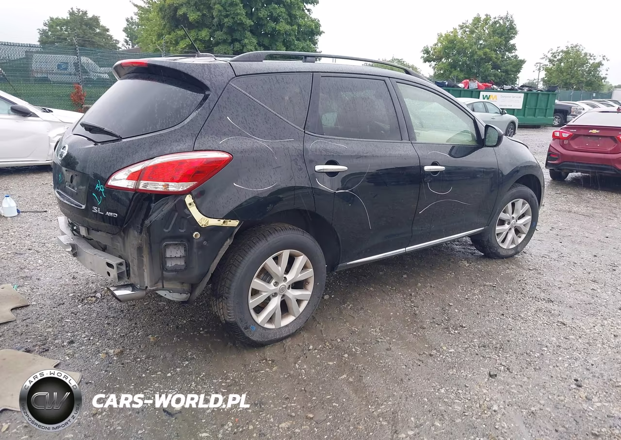 2013 Nissan Murano Sl VIN:JN8AZ1MW4DW319424 - 4