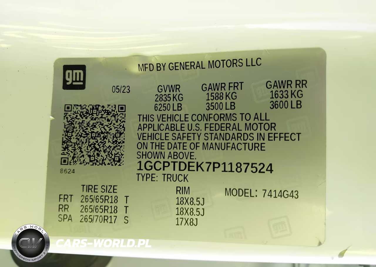 2023 Chevrolet Colorado 4Wd Short Box Z71 VIN:1GCPTDEK7P1187524 - 9