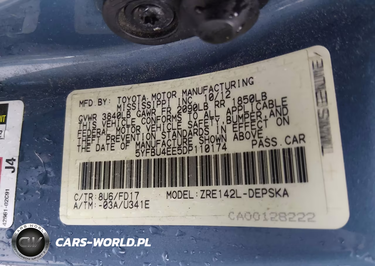 2013 Toyota Corolla S-Le VIN:5YFBU4EE5DP110174 - 9