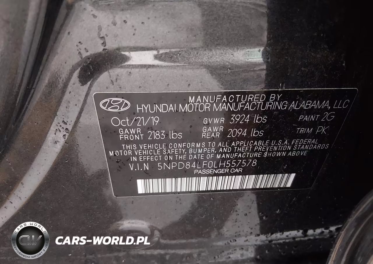 2020 Hyundai Elantra Sel VIN:5NPD84LF0LH557578 - 9