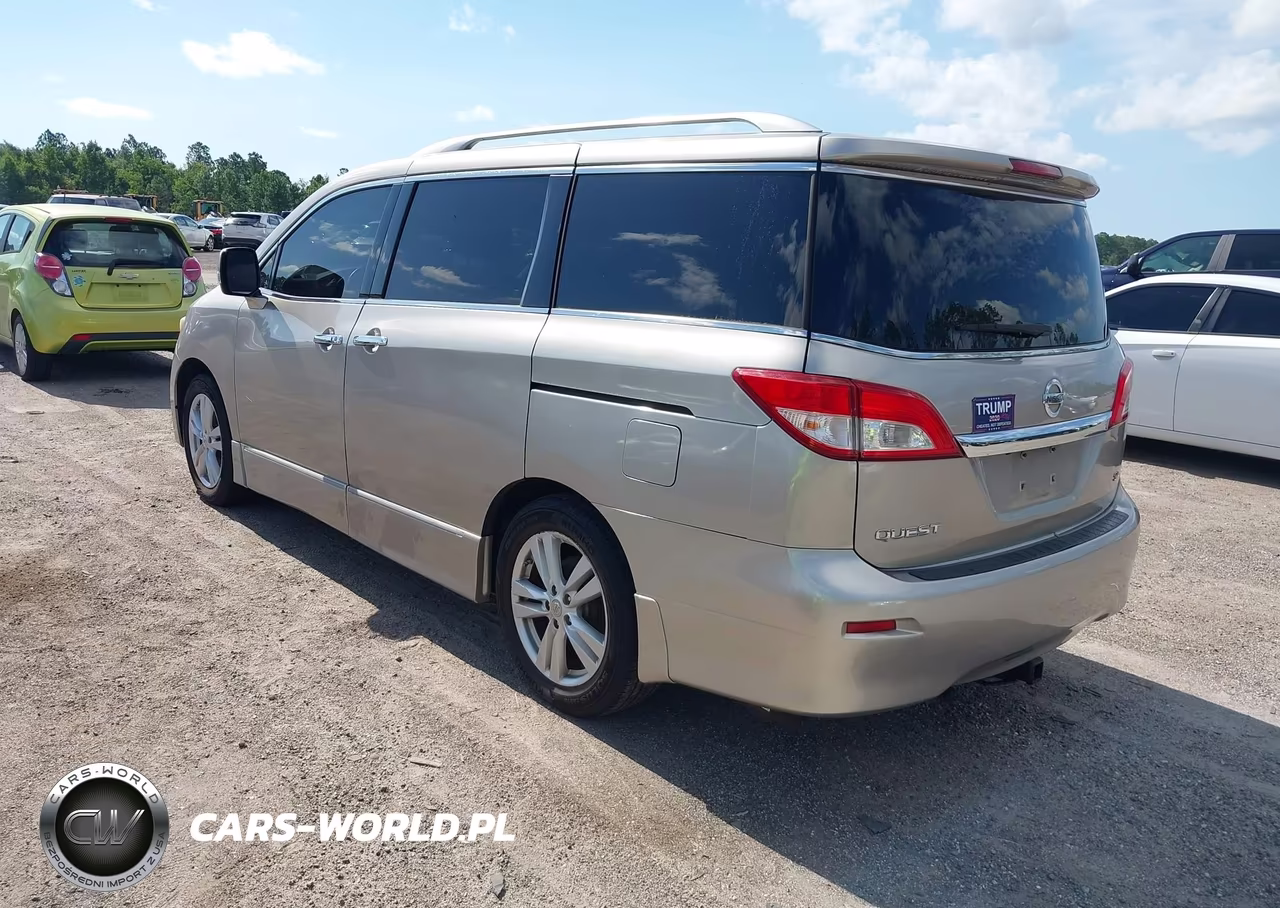 2013 Nissan Quest Sl VIN:JN8AE2KP1D9062220 - 3