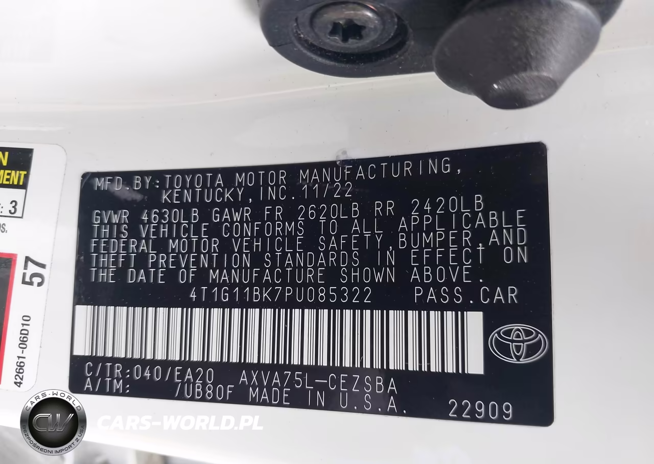 2023 Toyota Camry Se Awd VIN:4T1G11BK7PU085322 - 9