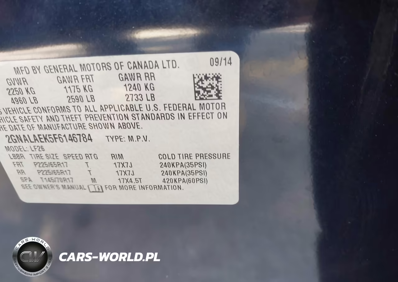 2015 Chevrolet Equinox Ls VIN:2GNALAEK5F6146784 - 9