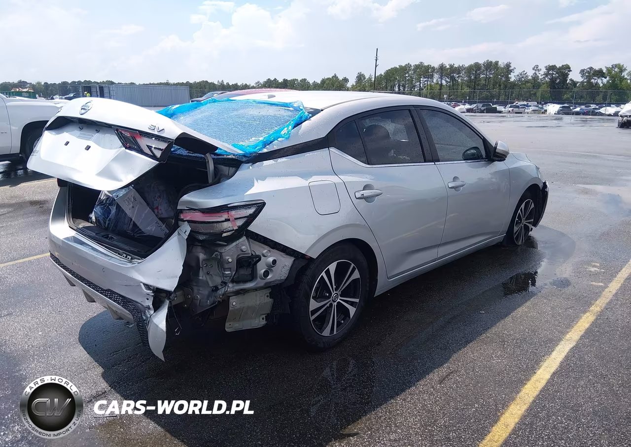 2020 Nissan Sentra Sv Xtronic Cvt VIN:3N1AB8CV3LY256926 - 4
