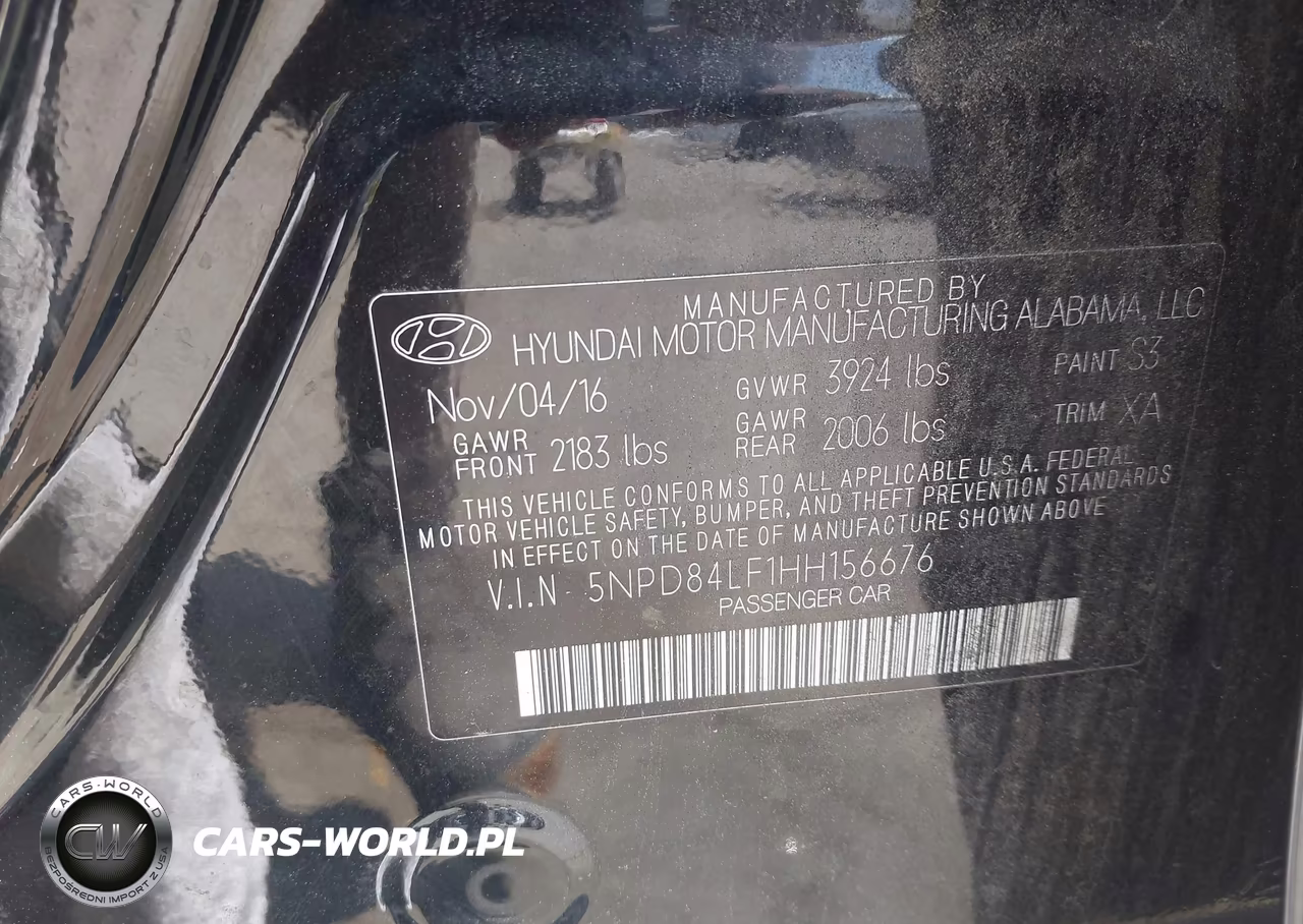 2017 Hyundai Elantra Se VIN:5NPD84LF1HH156676 - 9