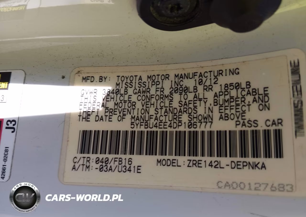 2013 Toyota Corolla Le VIN:5YFBU4EE4DP106777 - 9
