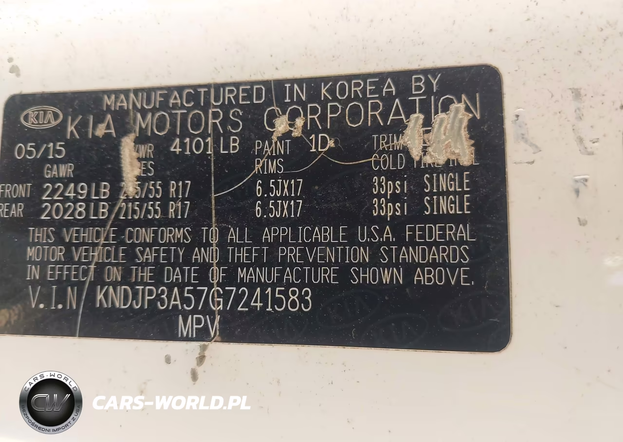 2016 Kia Soul + VIN:KNDJP3A57G7241583 - 9