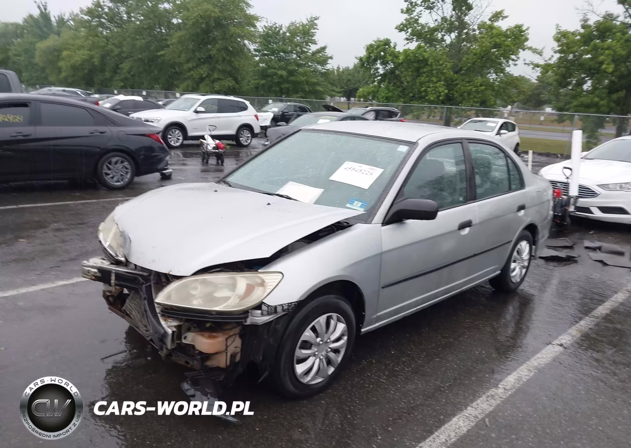 2005 Honda Civic Vp VIN:2HGES16395H604500 - 2