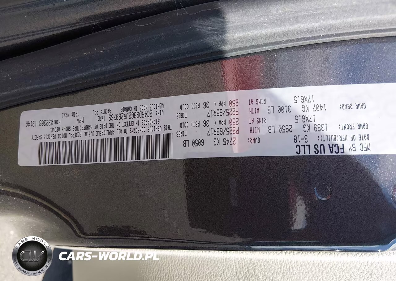 2018 Dodge Grand Caravan Se VIN:2C4RDGBG2JR288769 - 9