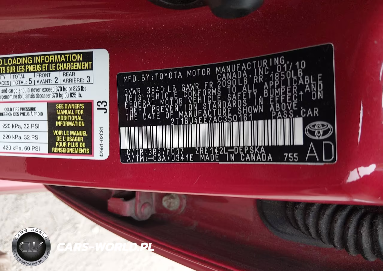 2010 Toyota Corolla S VIN:2T1BU4EE7AC350161 - 9