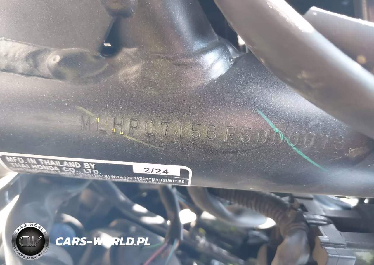 2024 Honda Cb500 F VIN:MLHPC7156R5000073 - 10