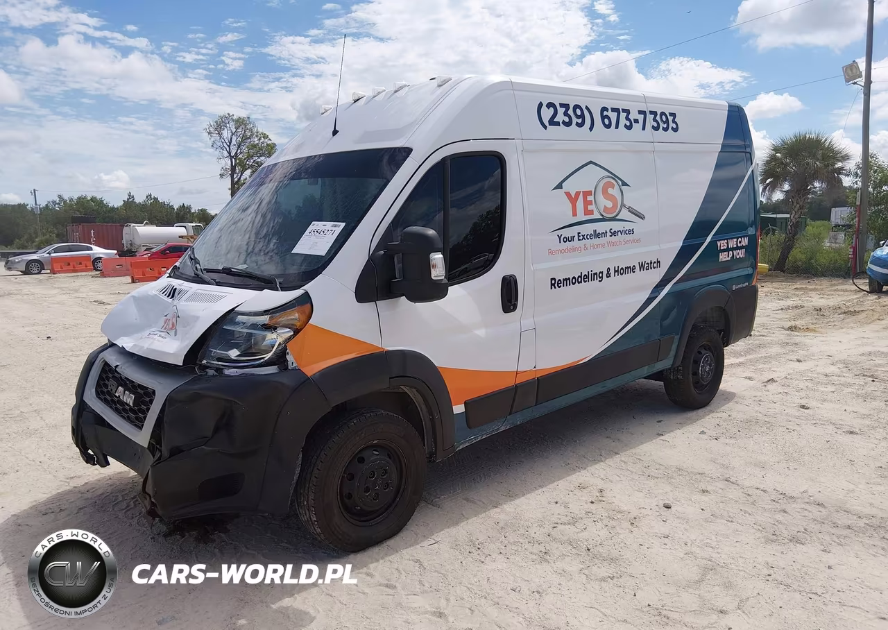 2019 Ram Promaster 1500 High Roof 136 Wb VIN:3C6TRVBG5KE550077 - 2