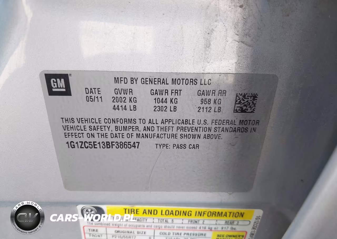 2011 Chevrolet Malibu 1Lt VIN:1G1ZC5E13BF386547 - 9
