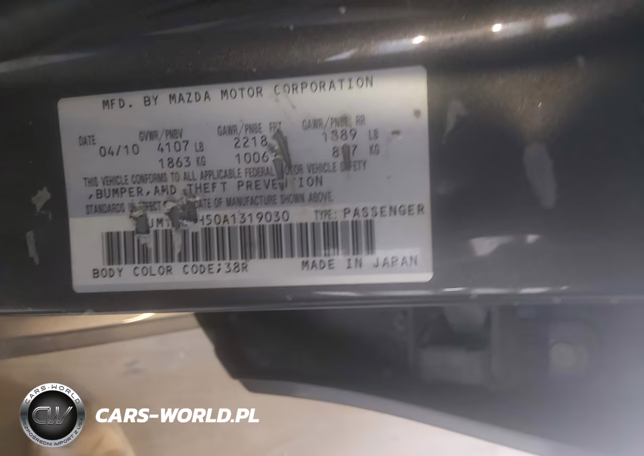 2010 Mazda Mazda3 S Grand Touring VIN:JM1BL1H50A1319030 - 9