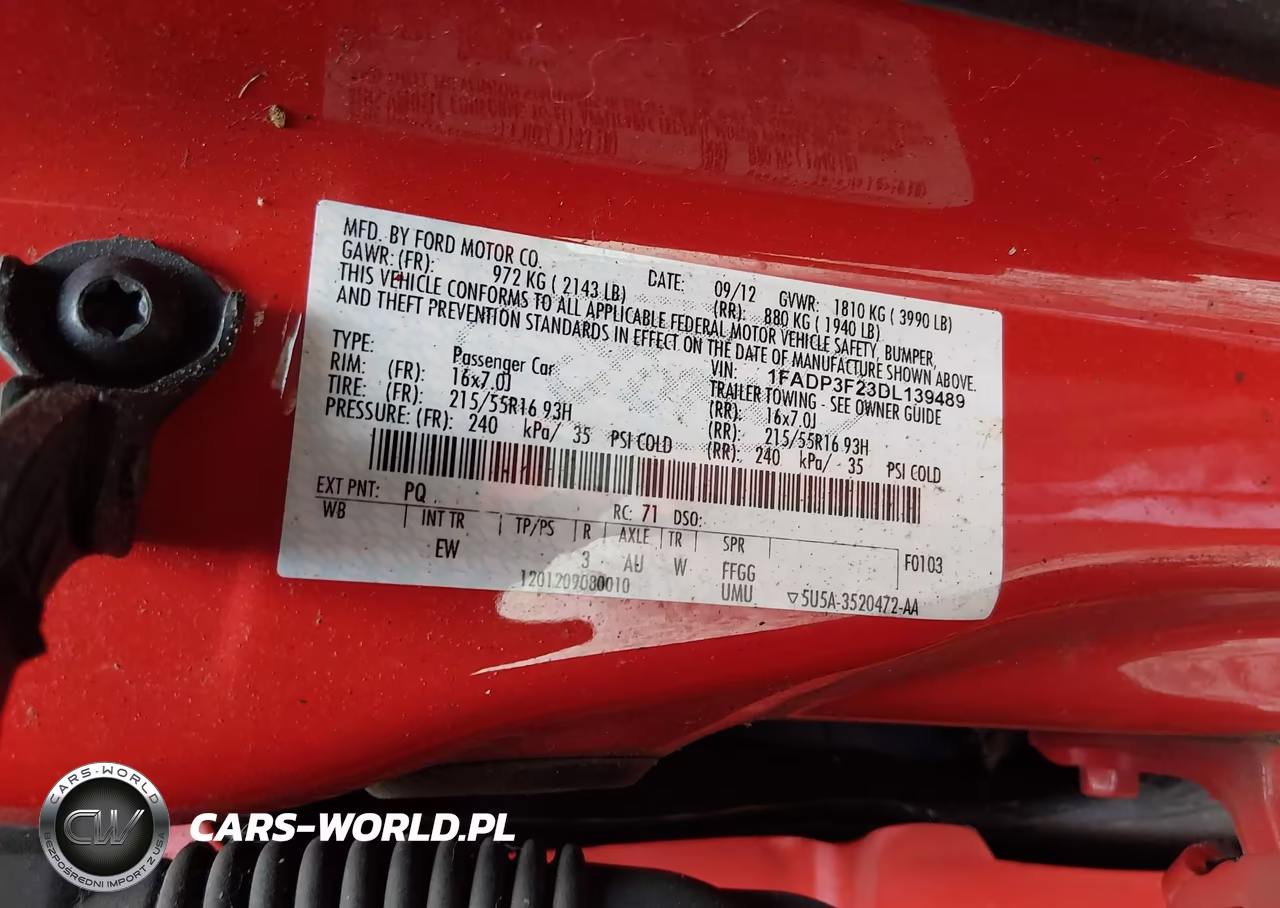2013 Ford Focus Se VIN:1FADP3F23DL139489 - 9