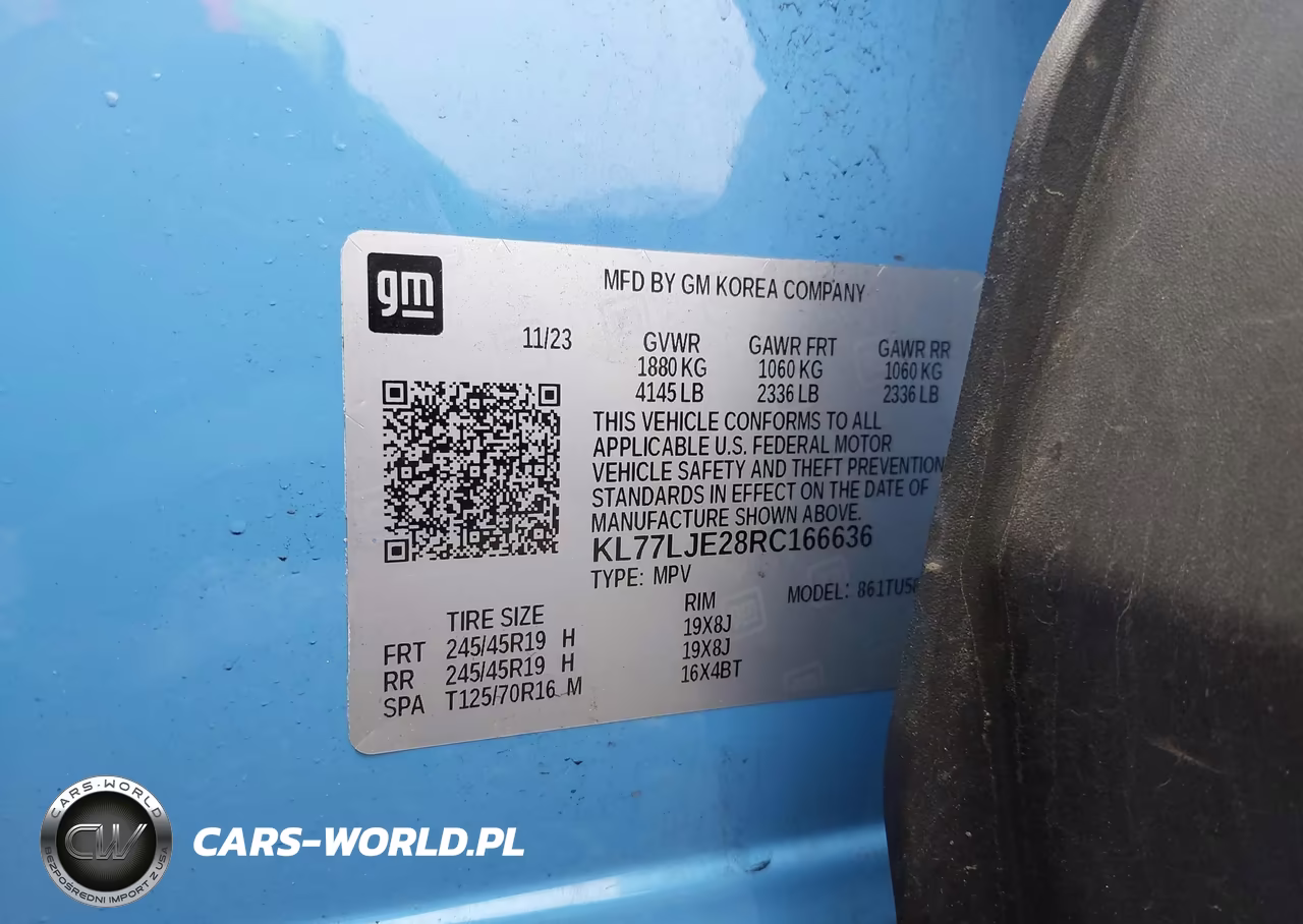 2024 Chevrolet Trax Fwd 2Rs VIN:KL77LJE28RC166636 - 9