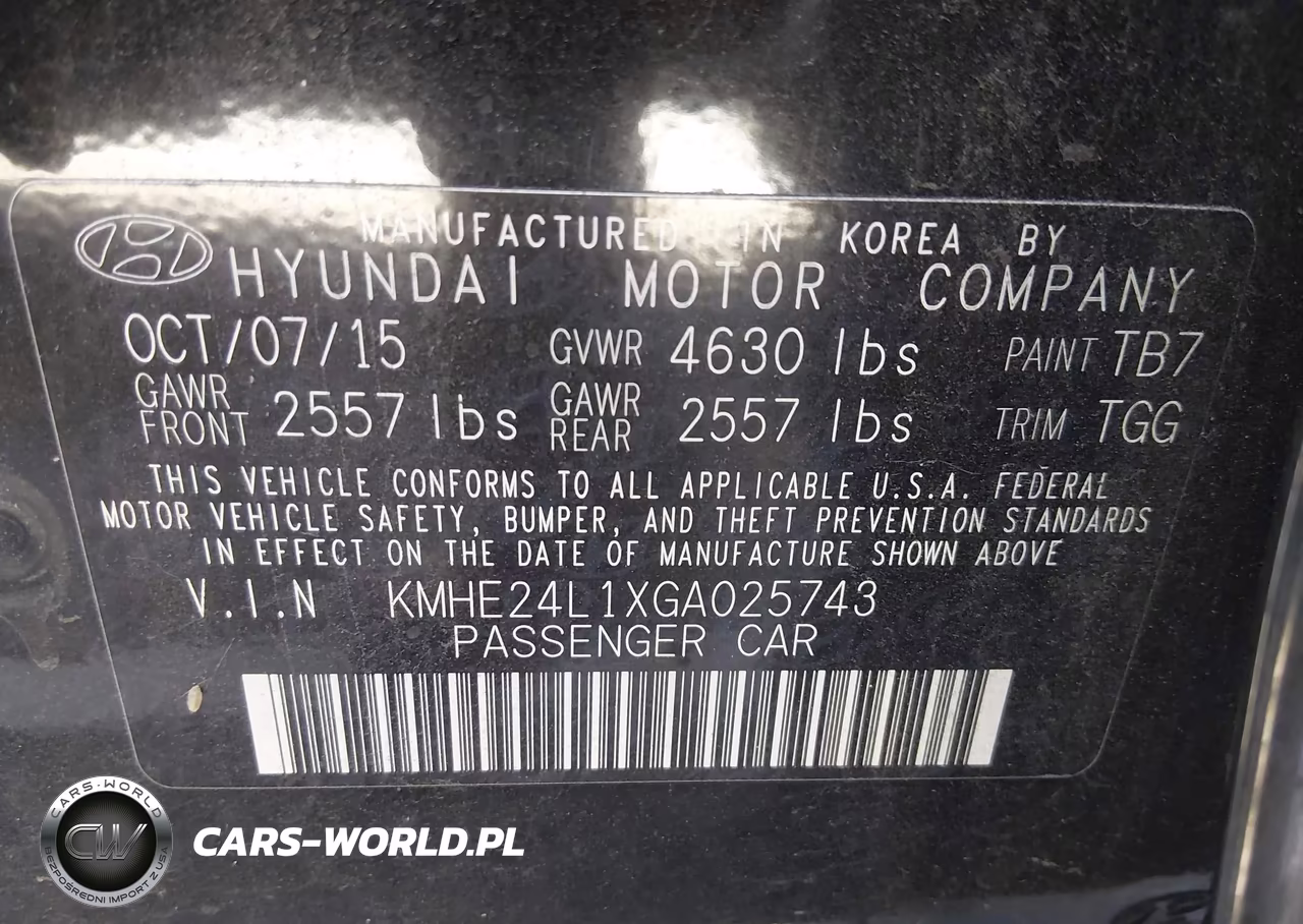 2016 Hyundai Sonata Hybrid Se VIN:KMHE24L1XGA025743 - 9