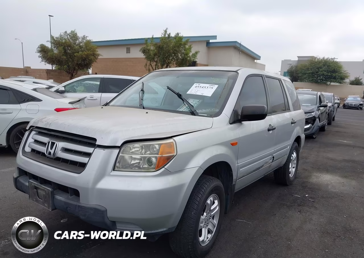 2007 Honda Pilot Lx VIN:5FNYF28107B045137 - 2