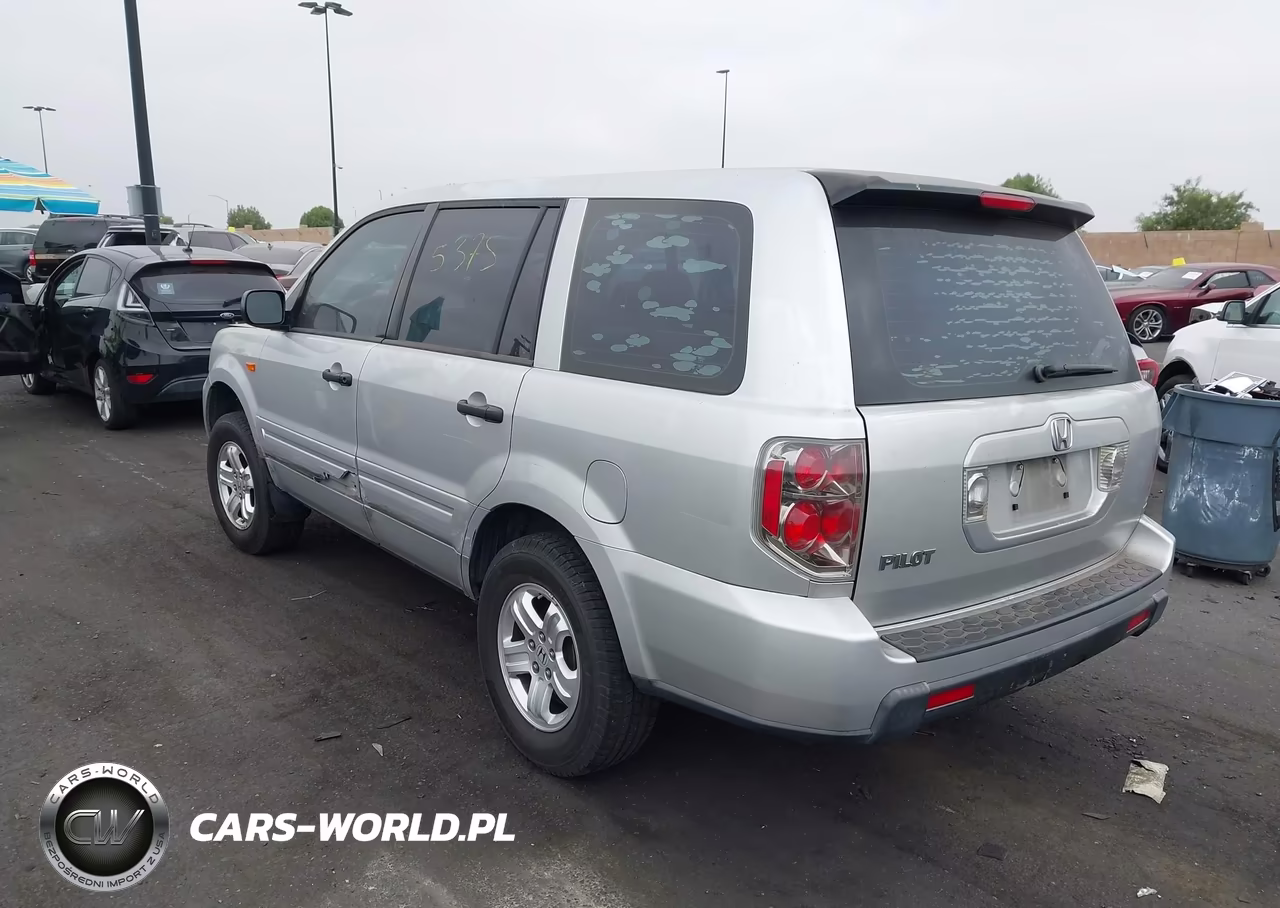 2007 Honda Pilot Lx VIN:5FNYF28107B045137 - 3