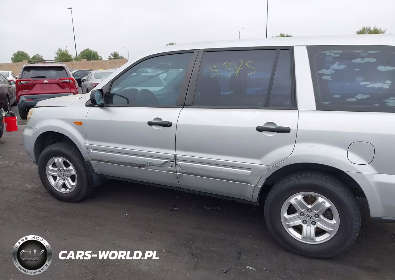 2007 Honda Pilot Lx VIN:5FNYF28107B045137 - 6
