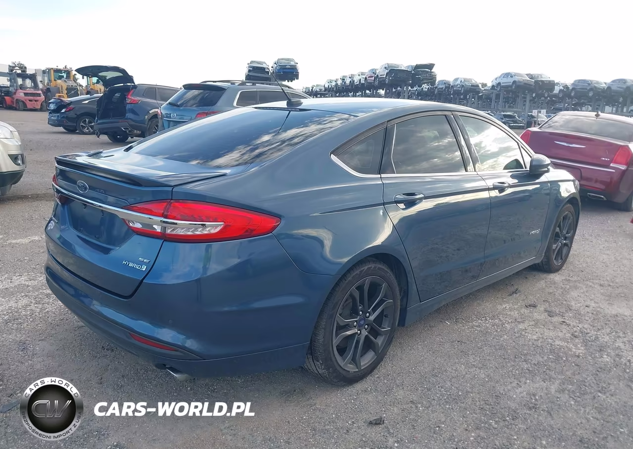 2018 Ford Fusion Hybrid Se VIN:3FA6P0LUXJR213145 - 4