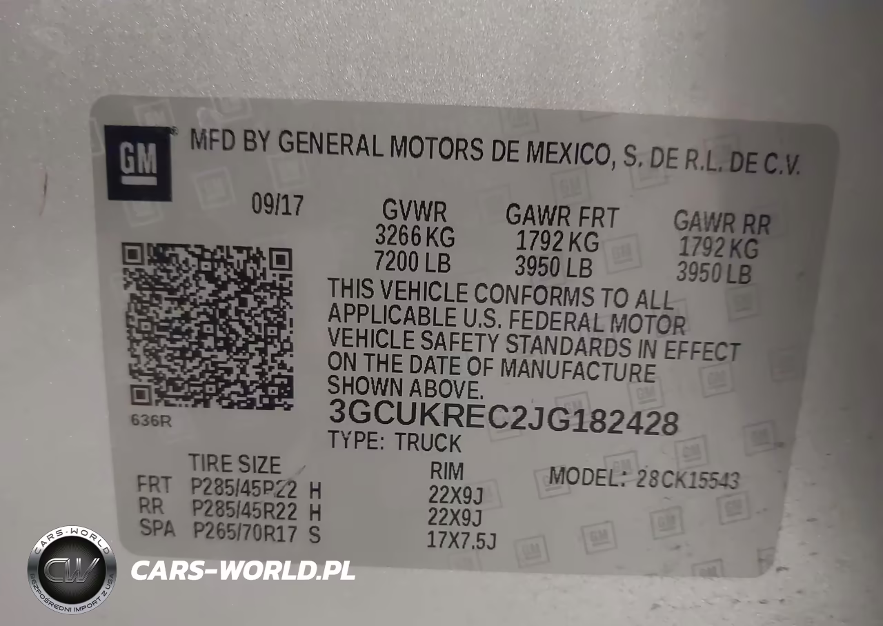 2018 Chevrolet Silverado 1500 2Lt VIN:3GCUKREC2JG182428 - 9