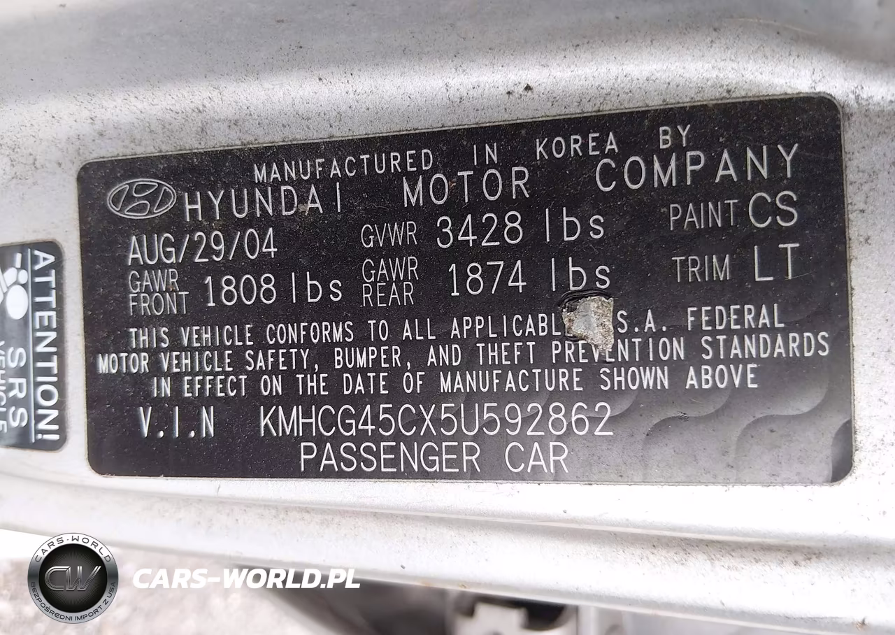 2005 Hyundai Accent Gls VIN:KMHCG45CX5U592862 - 9