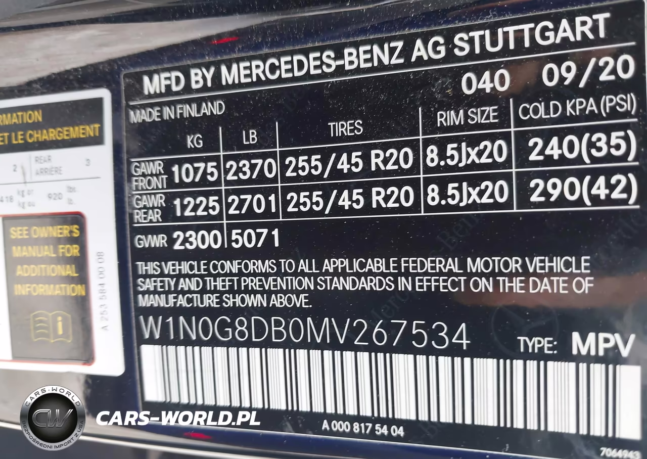 2021 Mercedes-Benz Glc 300 Suv VIN:W1N0G8DB0MV267534 - 9