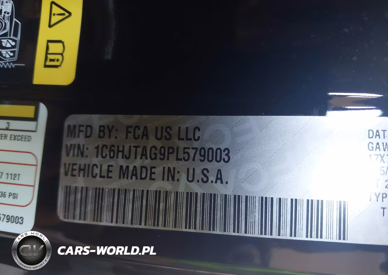 2023 Jeep Gladiator Sport S 4X4 VIN:1C6HJTAG9PL579003 - 9