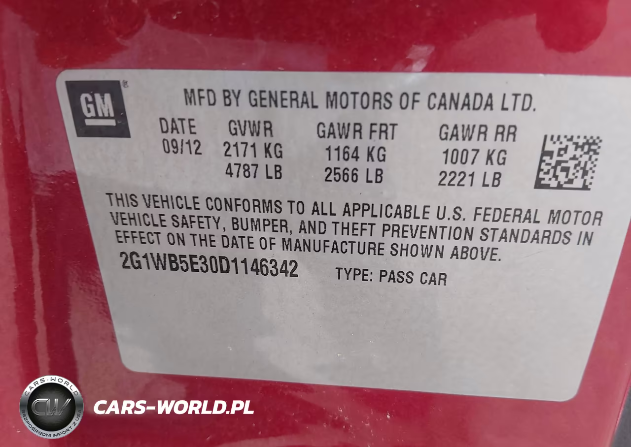 2013 Chevrolet Impala Lt VIN:2G1WB5E30D1146342 - 9