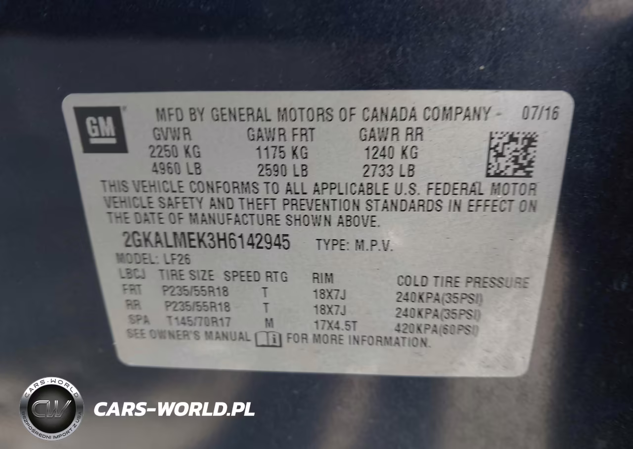 2017 GMC Terrain Sle-1 VIN:2GKALMEK3H6142945 - 9