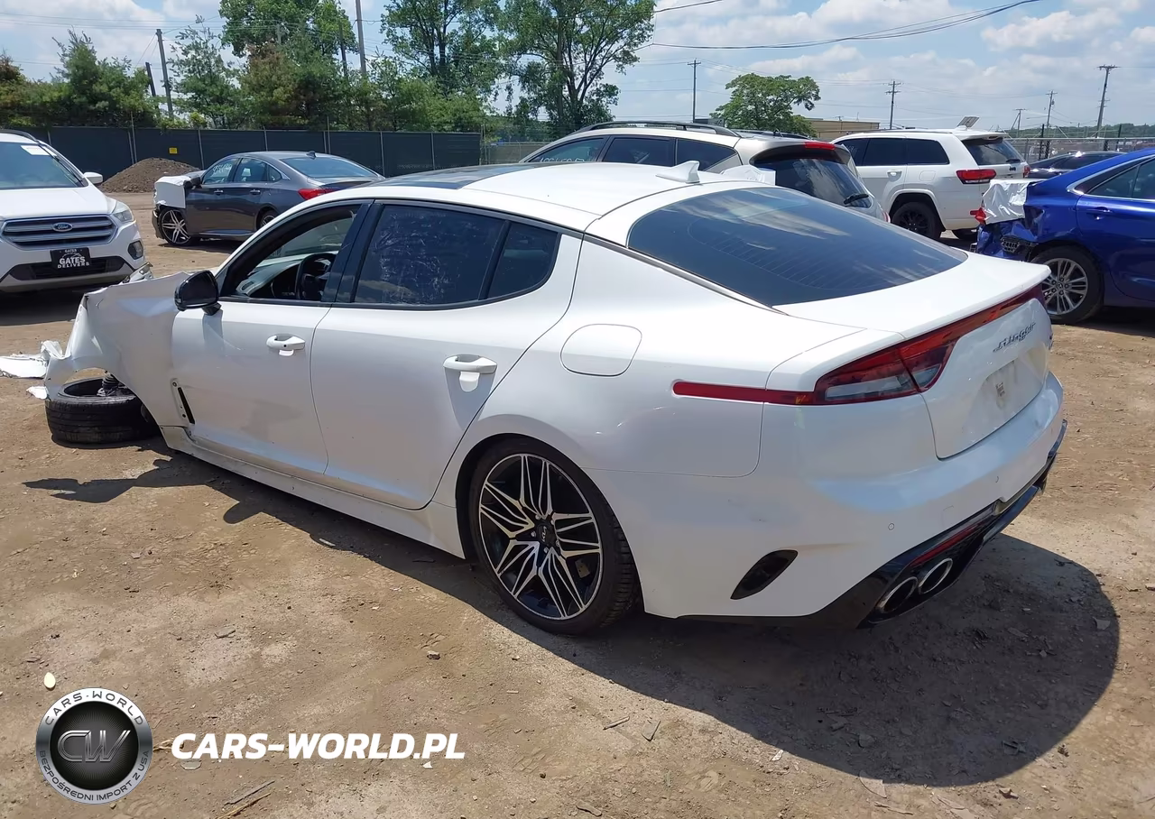 2022 Kia Stinger Gt2 VIN:KNAE55LC2N6100242 - 3