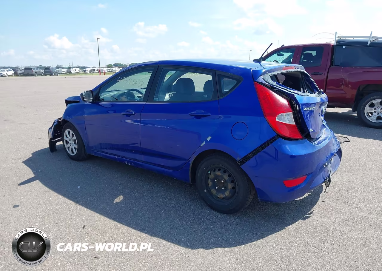 2014 Hyundai Accent Gs VIN:KMHCT5AEXEU173046 - 3