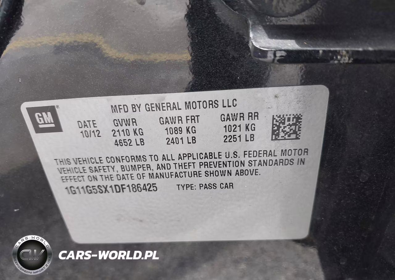 2013 Chevrolet Malibu 3Lt VIN:1G11G5SX1DF186425 - 9