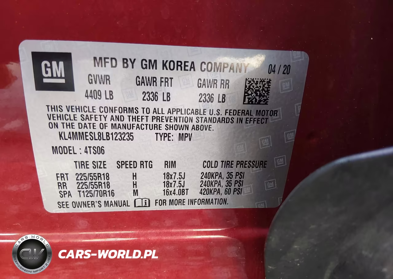 2020 Buick Encore Gx Awd Select VIN:KL4MMESL8LB123235 - 9
