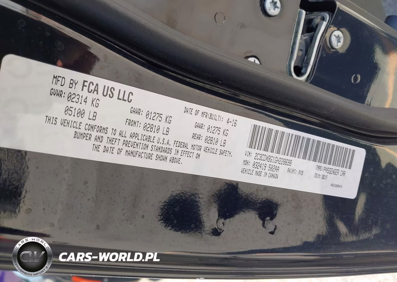 2016 Dodge Charger Se VIN:2C3CDXBG1GH228698 - 9