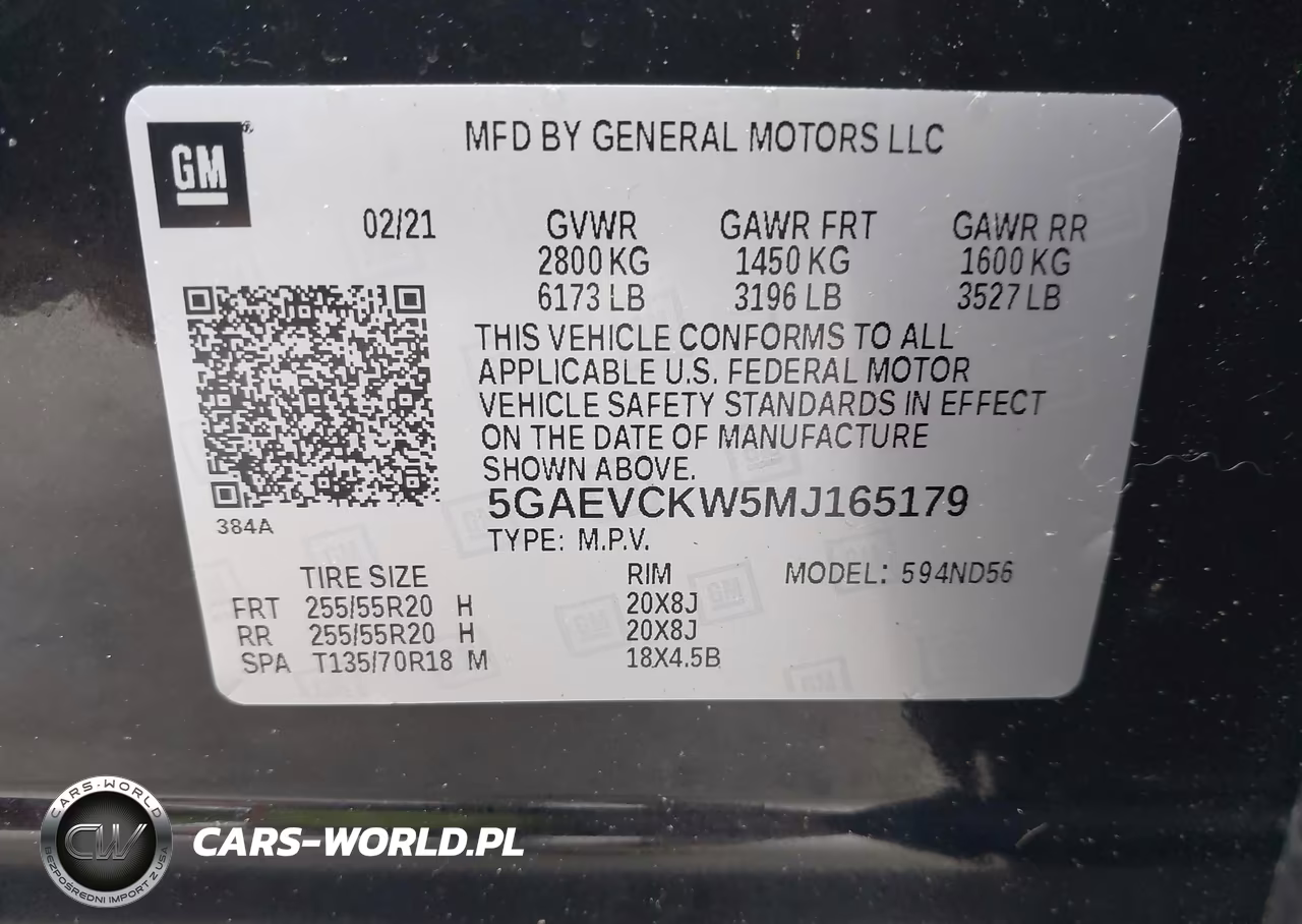2021 Buick Enclave Awd Avenir VIN:5GAEVCKW5MJ165179 - 9