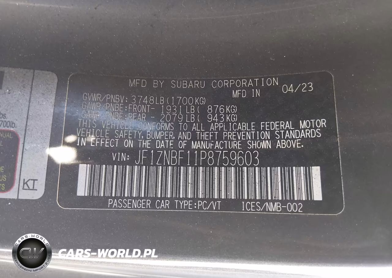 2023 Toyota Gr86 Premium VIN:JF1ZNBF11P8759603 - 9