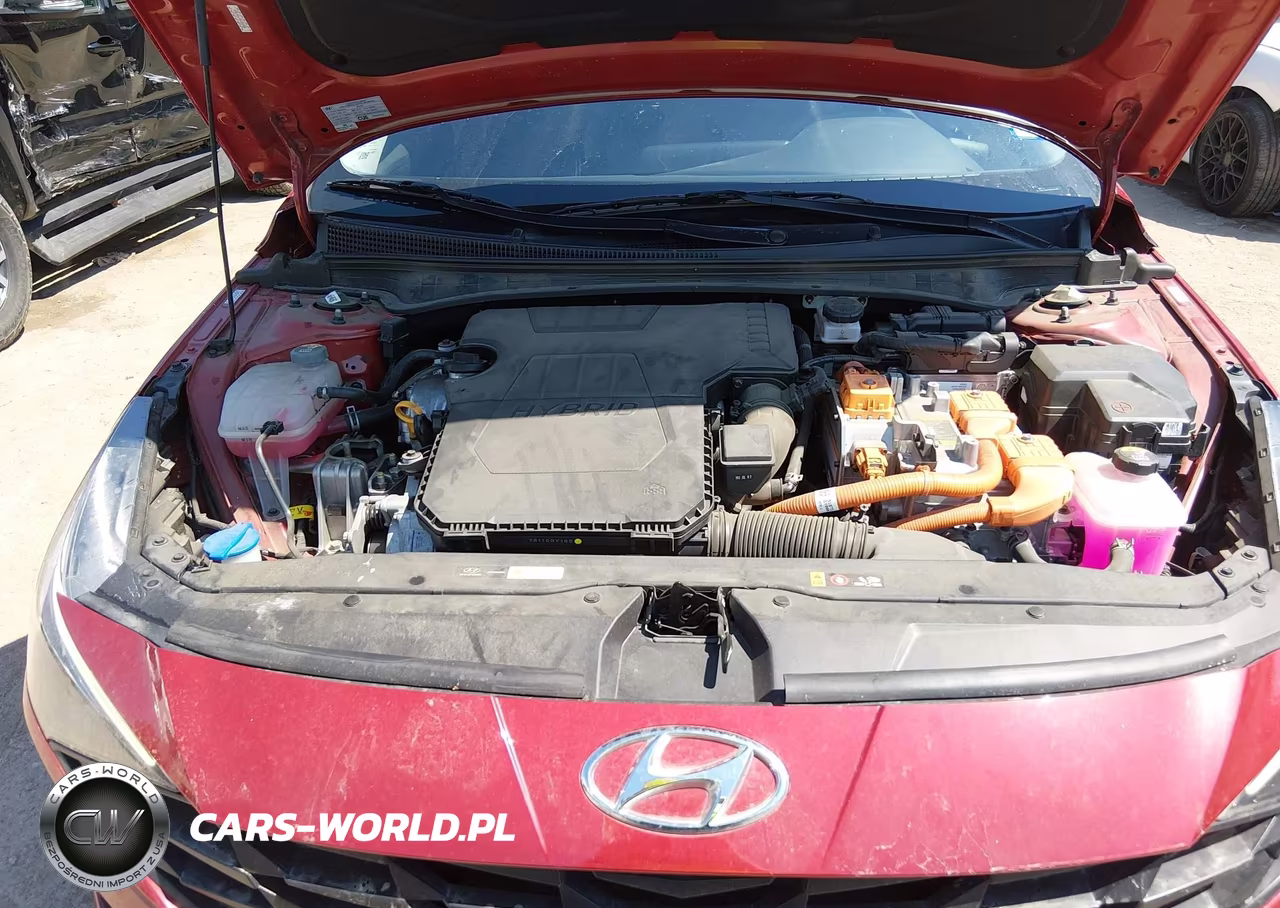 2023 Hyundai Elantra Hybrid Blue VIN:KMHLM4AJ9PU045985 - 10