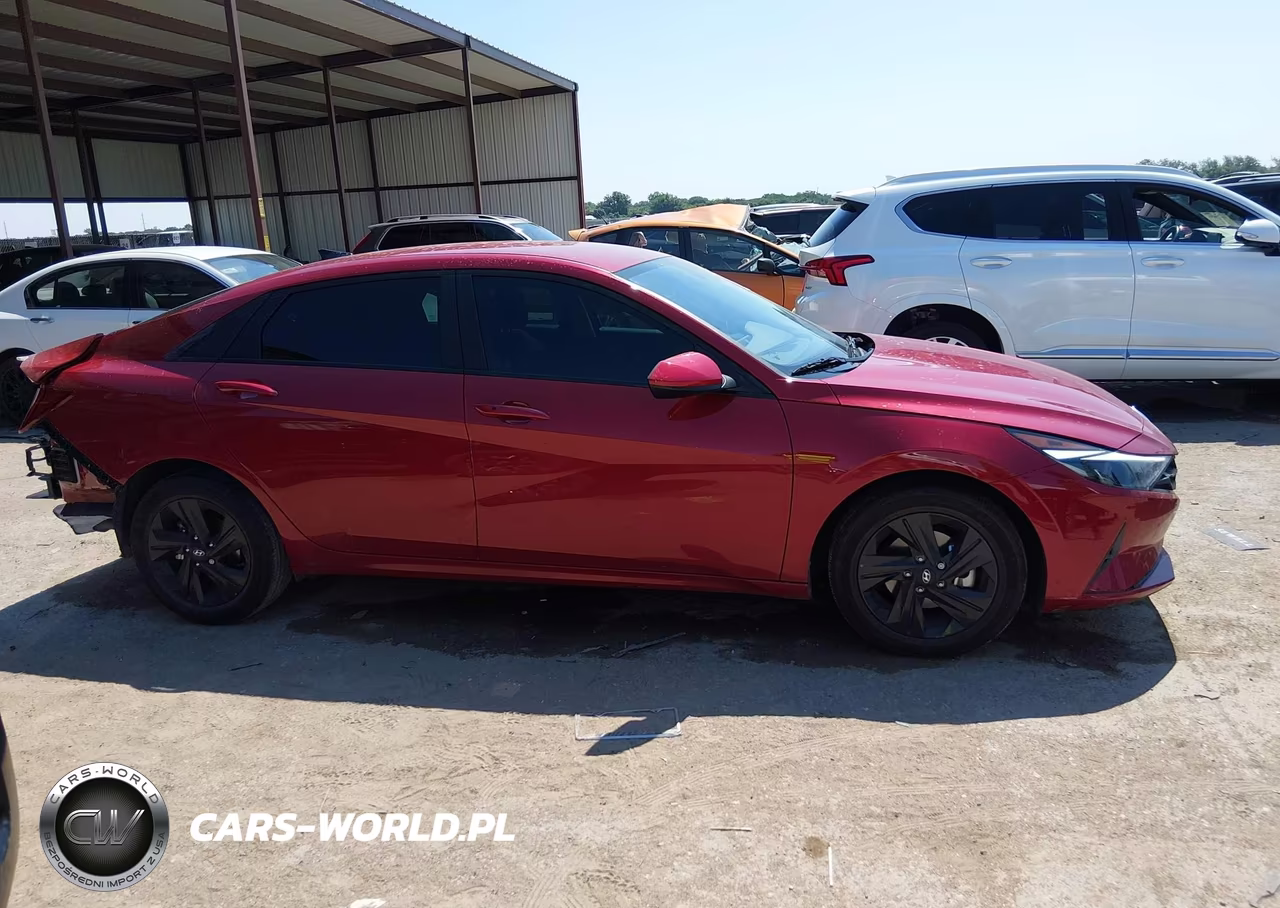 2023 Hyundai Elantra Hybrid Blue VIN:KMHLM4AJ9PU045985 - 13