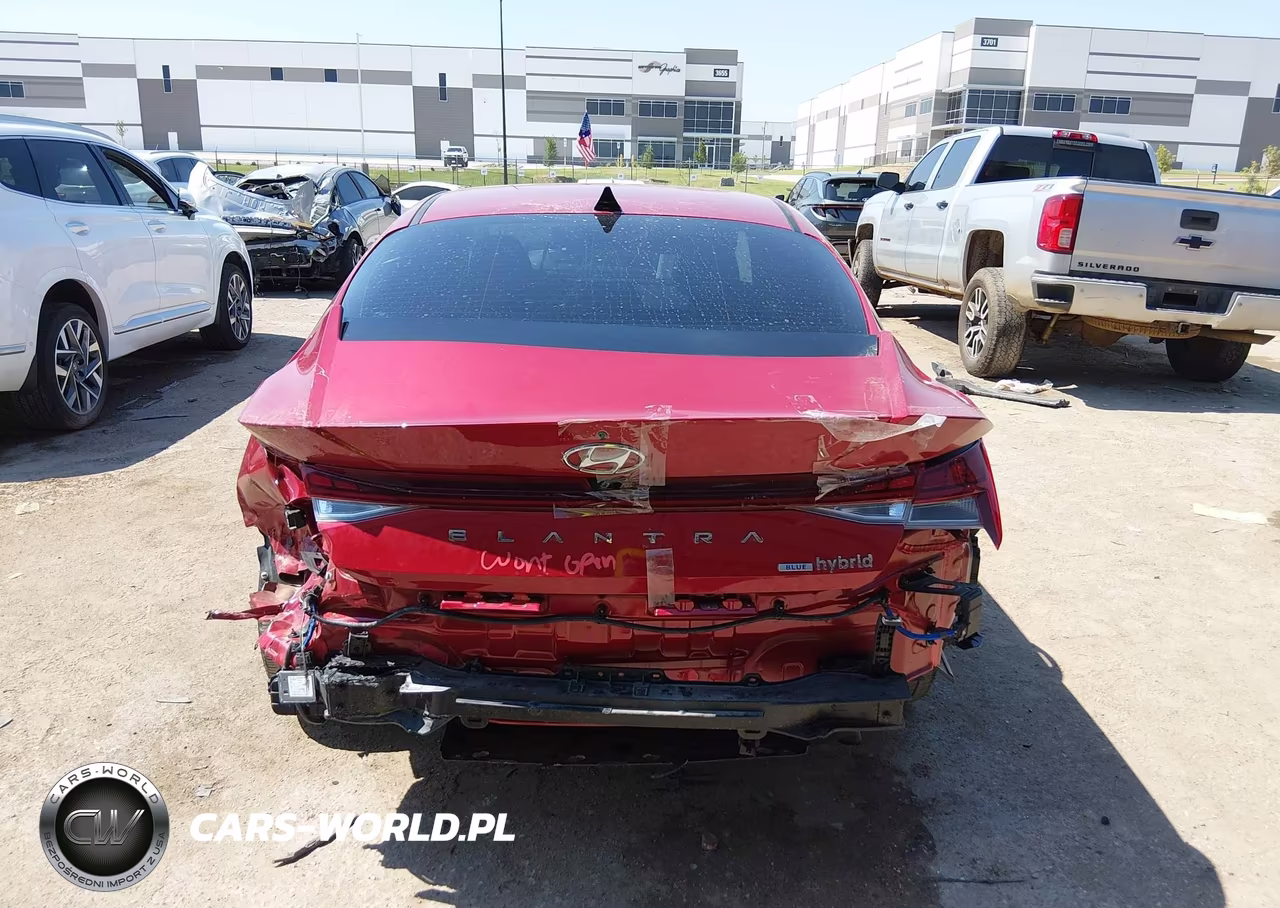 2023 Hyundai Elantra Hybrid Blue VIN:KMHLM4AJ9PU045985 - 16