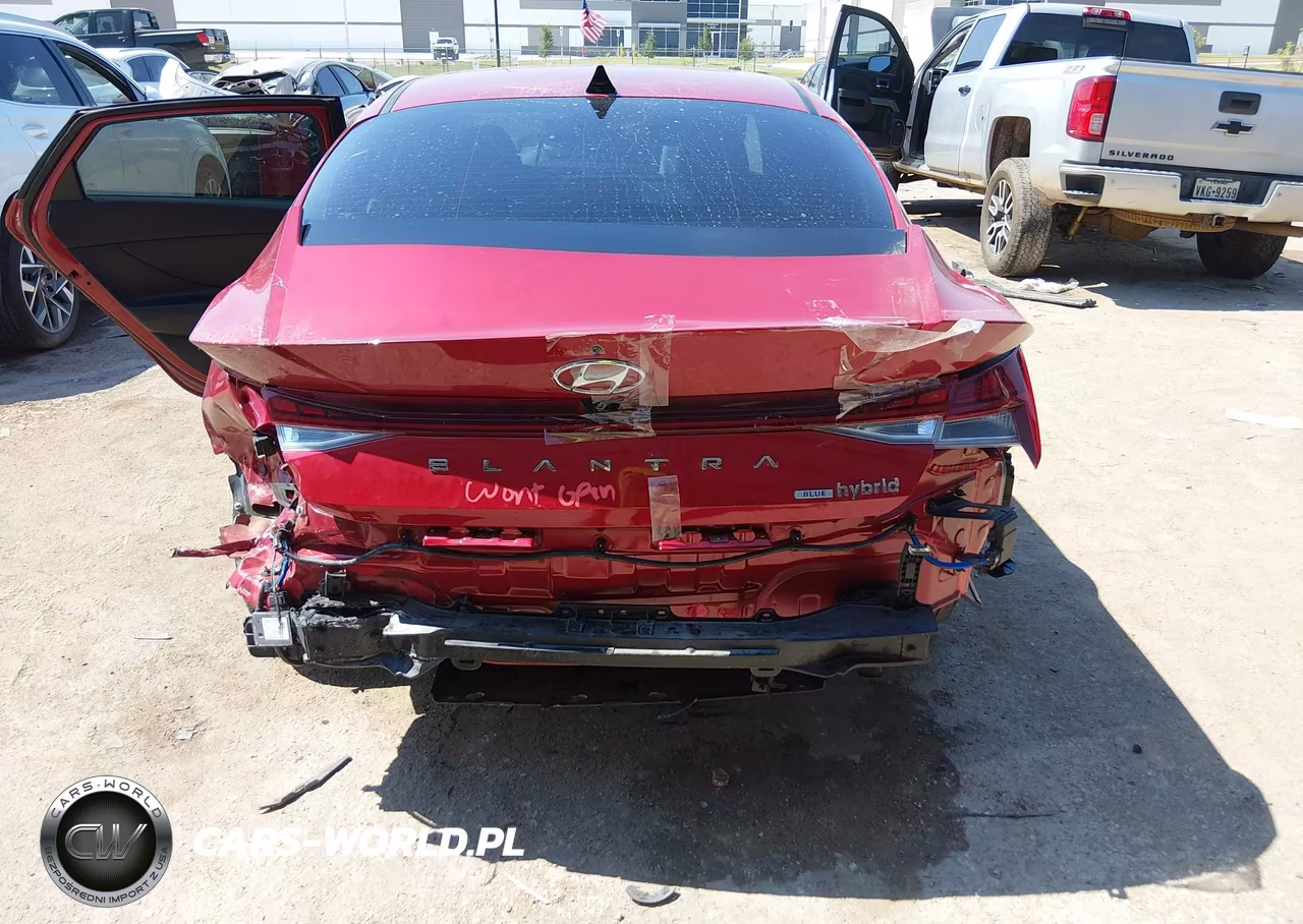 2023 Hyundai Elantra Hybrid Blue VIN:KMHLM4AJ9PU045985 - 6