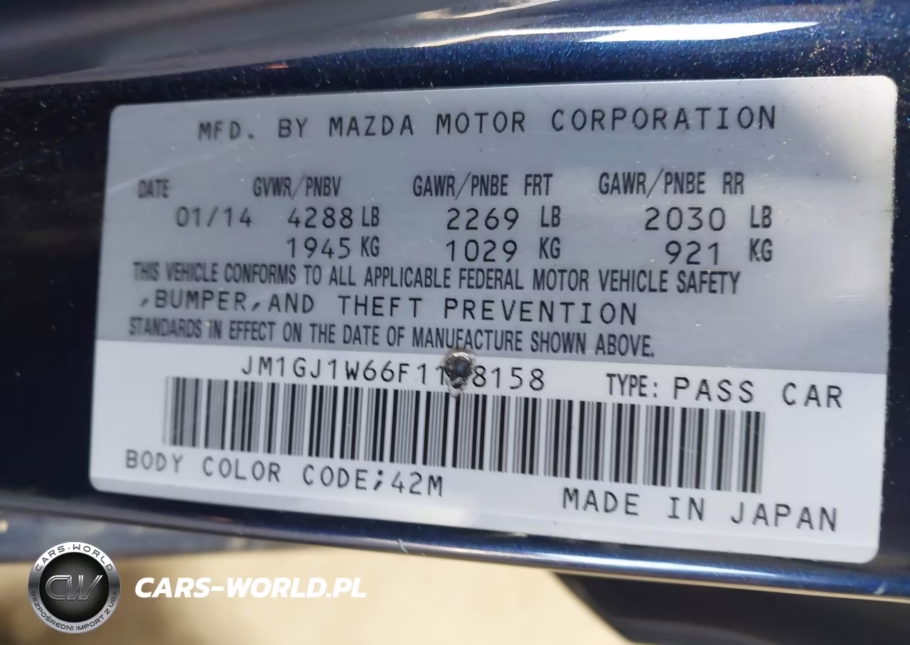 2015 Mazda Mazda6 I Grand Touring VIN:JM1GJ1W66F1168158 - 9