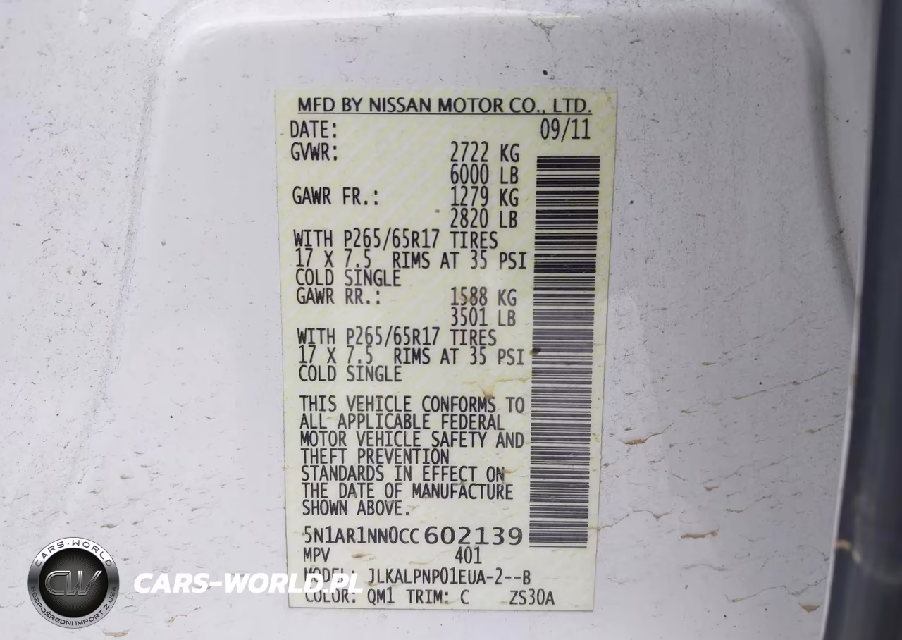 2012 Nissan Pathfinder Silver VIN:5N1AR1NN0CC602139 - 9