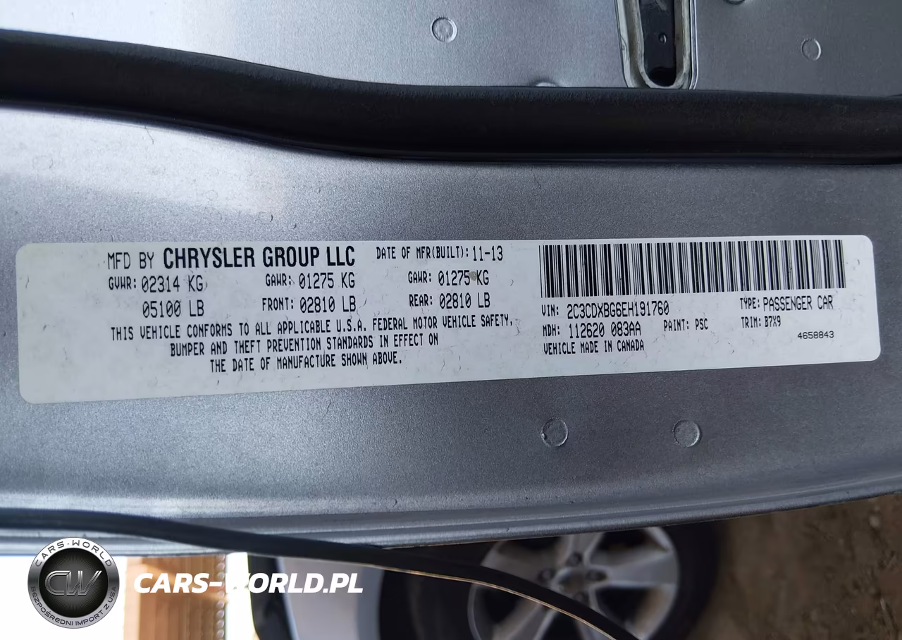 2014 Dodge Charger Se VIN:2C3CDXBG6EH191760 - 9
