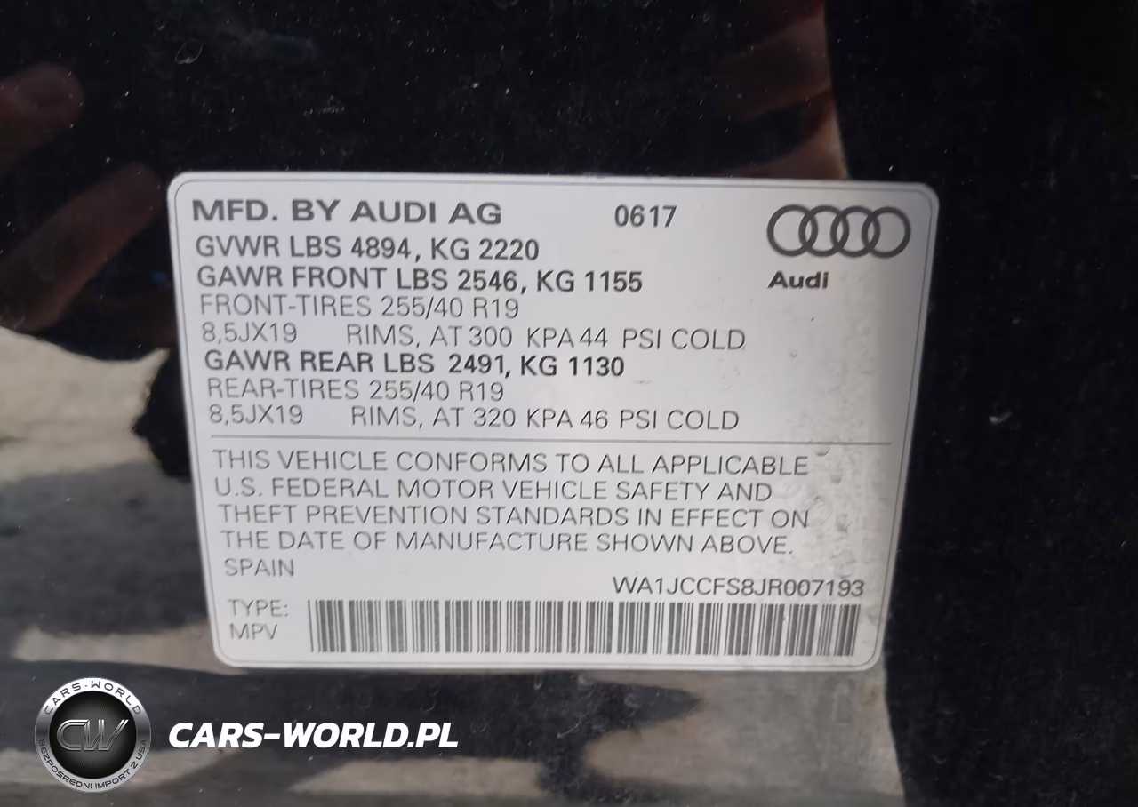2018 Audi Q3 2.0T Premium-2.0T Sport Premium VIN:WA1JCCFS8JR007193 - 9